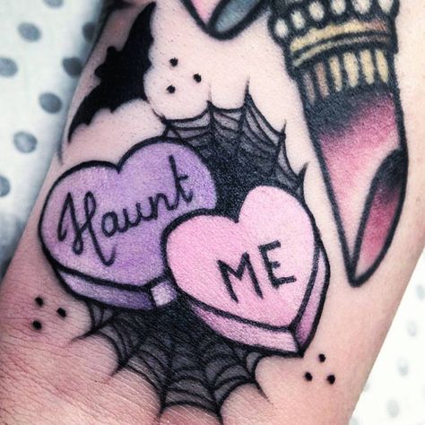 Petit Tattoo, Goth Tattoo, Kunst Tattoos, Tattoos Geometric, Spooky Tattoos, Halloween Tattoo, Inspiration Tattoo, Emily Rose, Horror Tattoo