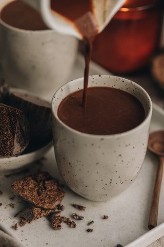 Food Poses, Cacao Ceremony, Ceremonial Cacao, Cocoa Drink, Cacao Chocolate, Beverage Photography, Cocoa Recipes, Coconut Whipped Cream, Broth Recipes