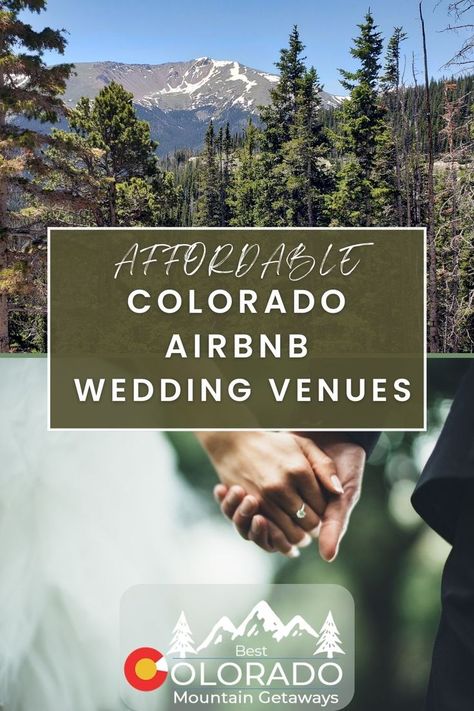 If you are looking for a small and intimate mountain wedding in Colorado and need to stay on budget, you may consider an Airbnb venue. Our blog showcases 6 amazing vacation rentals that welcome wedding events that make an affordable wedding location. A micro wedding can be a great way to save money and have a meaningful and memorable wedding with your closest friends and family. Check them out here: Airbnb Wedding Venues, Small Intimate Wedding Venues, Colorado Airbnb, Wedding Venues In Colorado, Budget Wedding Venue, Colorado Mountain Wedding Venues, Getaway Wedding, Forest Wedding Venue, Wedding Wishlist