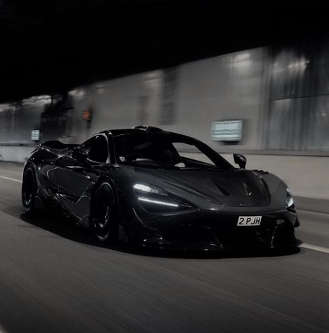 Black Sports Car Aesthetic, Black Ferrari Aesthetic, Dark Luxury Car, Mafia Cars, Black Mclaren, Black Sports Car, Maclaren Cars, Black Lamborghini, Black Ferrari