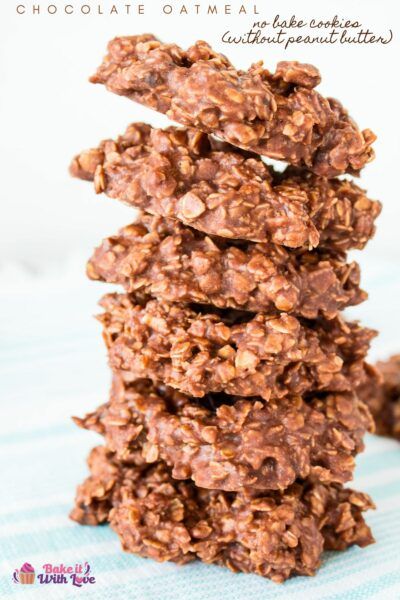 Chocolate Oatmeal No Bake Cookies, Chocolate Oatmeal No Bake, Oatmeal No Bake, No Bake Cookies Recipe, Oatmeal No Bake Cookies, Healthy Peanut Butter Cookies, Easy No Bake Cookies, Chocolate No Bake Cookies, Chocolate Oatmeal Cookies