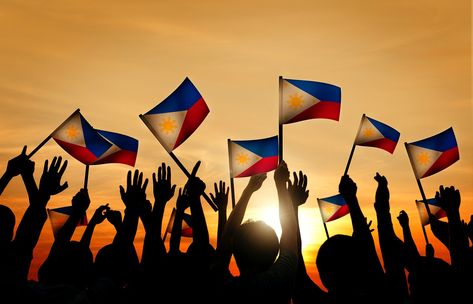 Group of People Waving Filipino Flags in Back Lit | free image by rawpixel.com Philippine Flag Wallpaper, Wikang Pambansa, About Philippines, Filipino Flag, Visit Philippines, History Background, Filipino Art, Philippines Culture, Philippine Art