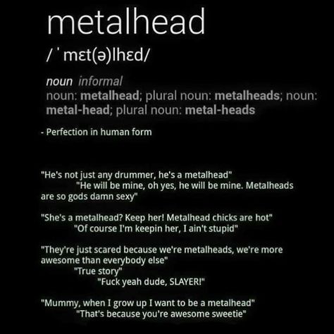 Yup! This!!!   regram @metal_head_society_official Posted by @brutalityjenny138 #keepitmetal #ilovemetal #supportmetal #metalfan #metalgirl #metallover #metalheadstilldeath #metalheadsforlife #heavyasfuck #headcrushing #headbangmotherfuckers Metal Problems, Metal Quotes, Metal Quote, Metal Meme, Jazz And Blues, Metal Fan, I Feel You, Blues Music, Metal Girl