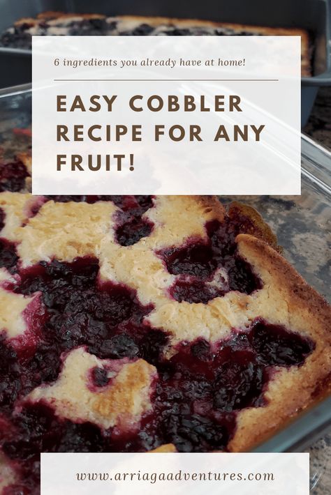 Cobbler Batter Recipe, Easy Fruit Cobbler Recipes, Canned Fruit Cobbler Recipes Easy, Cobbler Crust Recipe Easy, Easy Cobblers 4 Ingredients, Easy Fruit Cobbler 3 Ingredients, Frozen Fruit Cobbler Recipes Easy, Easy Cobbler Recipes 4 Ingredients, Quick Cobbler Recipe