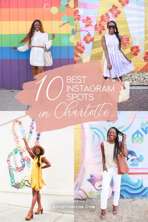 Mural Poses, Kids Bucket List, Top Photoshoot, North Carolina Attractions, North Carolina Vacations, Instagram Places, Charleston Travel, Girl Bday Party, Best Instagram Photos