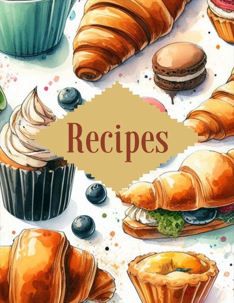 Recipe Book Blank Printable Fill-in PDF Cookbook. #recipebook, #blankprintable, #fillinPDF, #cookbook, #recipes, #cooking, #baking, #foodie, #foodlove, #homemade, #mealplanning, #kitchen, #familyrecipes, #foodbloggers, #cookingtips, #healthyrecipes, #deliciousfood, #culinary, #foodphotography, #instafood, #cookingtime, #cheflife, #foodstagram, #yummy, #foodporn, #foodlover, #homecooking, #recipeideas, #cookingfromscratch, #tasty, #cookathome, #food, #nutrition, #diets, #foodprep, #kosher How To Write A Cookbook, Recipe Book Cover Printable, Recipe Book Cover, Recipe Book Covers, Recipe Book Design, Digital Cookbook, Homemade Cookbook, Baking Cookbooks, Recipe Cover