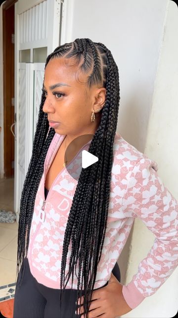 Trenzas Soriany on Instagram Flat Twist Braids, Boo Thang, Flat Twist, Twist Braids, Braids, Twist, Hair Styles, Hair, On Instagram