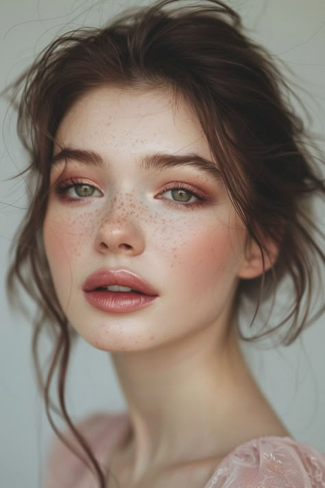 Rosy Pinks Eyeshadow Ideas For Brown Hair Prom Makeup Look, Prom Hairstyle Ideas, Prom Makeup Ideas, Self Love Art, Makeup Look Ideas, Romantic Makeup, Cute Eyeshadow, Wedding Makeup Tutorial, Date Night Makeup