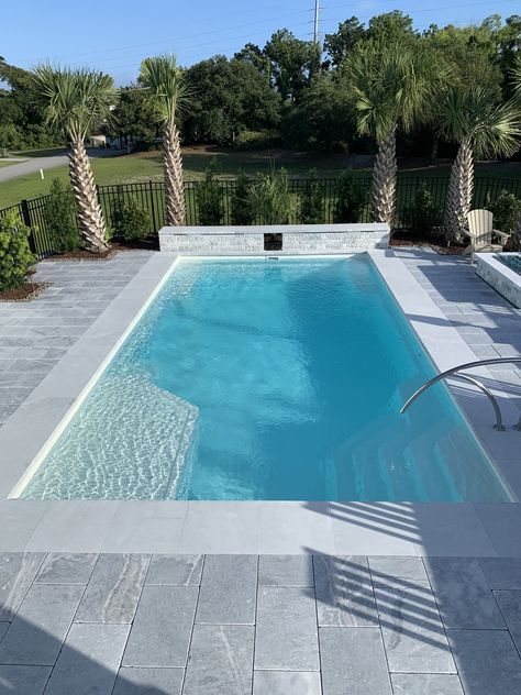 Fiberglass Pool Installation | Barrier Reef Fiberglass Pools Fibreglass Pool, Small Fiberglass Pools, Fiberglass Pool Installation, Barrier Reef Australia, Pool Plumbing, Automatic Pool Cover, Led Pool Lighting, Pool Care, Pool Shapes