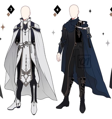 Fantasy Outfit Ideas Male, Dude Clothes, Clothing Sketches, Clothing Design Sketches, Drawing Anime Clothes, Dress Design Sketches, Anime Dress, Fashion Design Drawings, Drawing Clothes