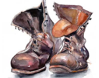 Check out new work on my @Behance portfolio: "Old shoes" http://be.net/gallery/61154093/Old-shoes Shoe Artwork, Aquarelle Drawing, Aquarelle Painting, Systems Art, Old Boots, Watercolor Architecture, Shoes Drawing, Old Shoes, Illustration Watercolor