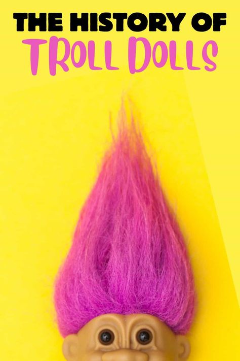 Whether you grew up in the 60s, 70s, 80s, or were even born in the 21st century, you surely know the Troll Dolls. These peculiar dolls don't exactly look like “normal” dolls, but that didn't stop them from achieving tremendous success among collectors and children alike. . #60s #70s #70sToys #80s #80sToys #90s #90sToys #TrollDolls Vintage Toys 90s, Vintage Troll Dolls, 80 Toys, Troll Dolls Vintage, Vintage Toys 1960s, Childhood Things, 70s Toys, Sketch Books, Troll Doll