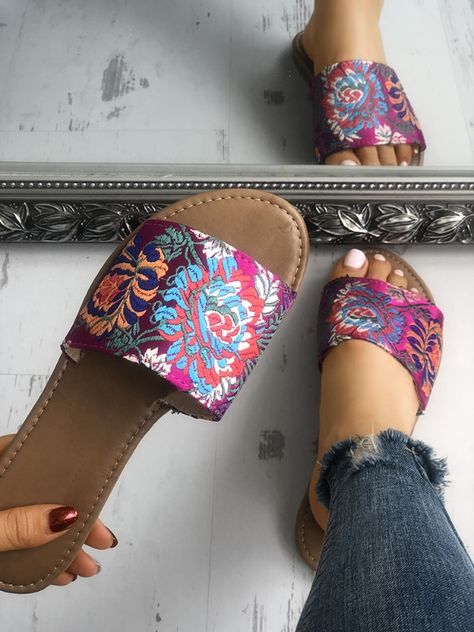 Espadrilles Style, Open Toe Slippers, Boho Sandals, Sandals Flat, Women Slippers, Heel Slippers, Leather Sandals Women, Peep Toe Sandals, Buckle Shoes