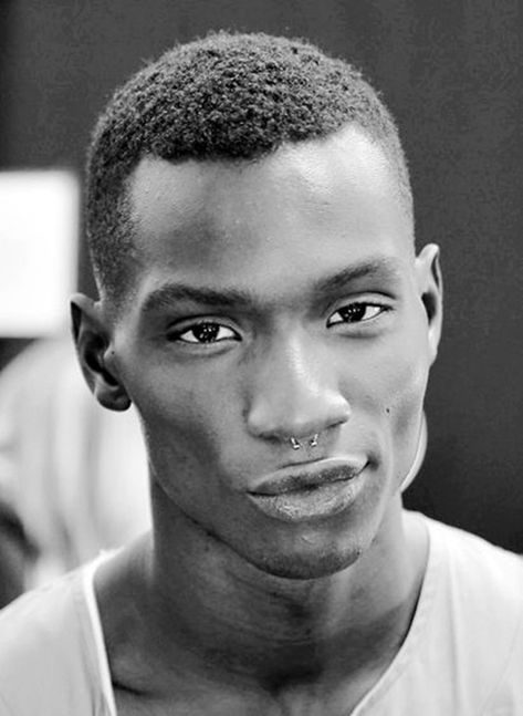 100+ Nose Piercing Examples, Jewelry And FAQ’s cool  Check more at http://fabulousdesign.net/nose-piercing-ideas/ Adonis Bosso, Battle Mage, Black Male Models, Nose Septum, Photo Hacks, Face Piercings, Septum Piercings, Nose Piercings, Male Portrait