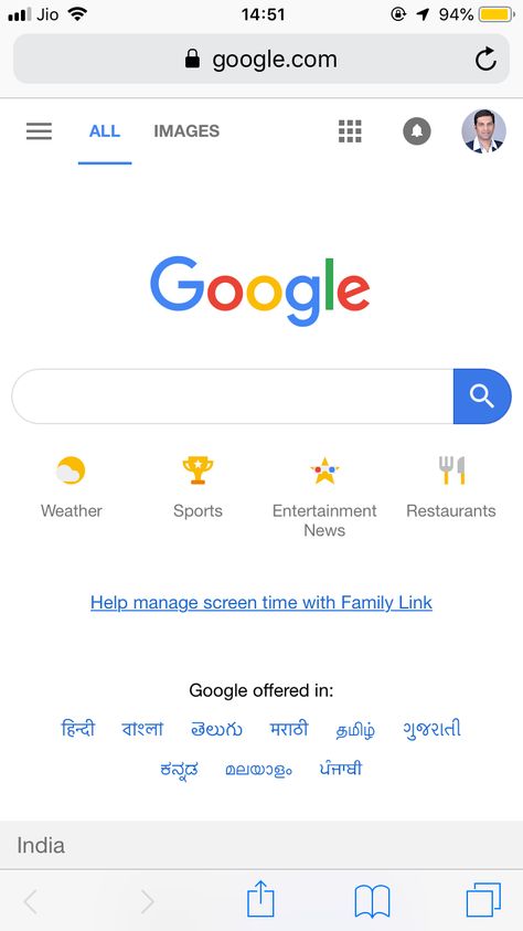 How do I set Google as Safari Homepage on my iPhone? - Ask Different Google Weather, Google Homepage, Share Icon, My Iphone, Settings App, Funny Pranks, Screen Time, App Icon, Search Engine