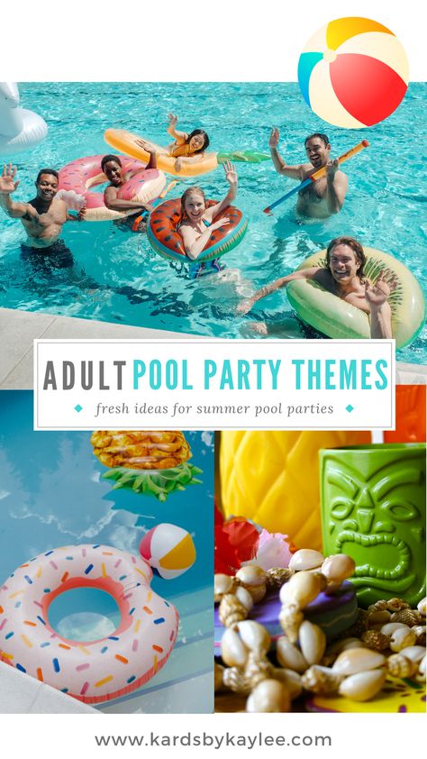 Dive into our comprehensive guide that covers everything from inventive pool party themes to exciting games, invigorating cocktails, and much more. Gear up and get ready to host the best adult pool party this summer! Pool Party Themes For Adults Summer, Theme Pool Party Ideas For Adults, 40th Pool Party, Pool Birthday Party Ideas For Adults, Pool Party Theme Ideas Adults, Adult Birthday Pool Party Ideas, 30th Birthday Ideas For Women Pool Party, Ladies Pool Party Ideas, Adult Pool Party Themes