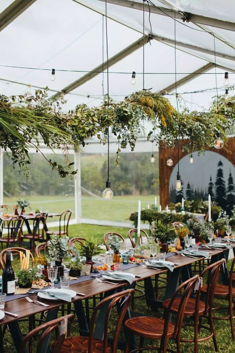 tent decor shane shepherd Clear Tent, Garden Reception, Garden Wedding Reception, Tent Decorations, Wedding Tent, Marquee Wedding, Tent Wedding, Garland Wedding, Wedding Centerpiece