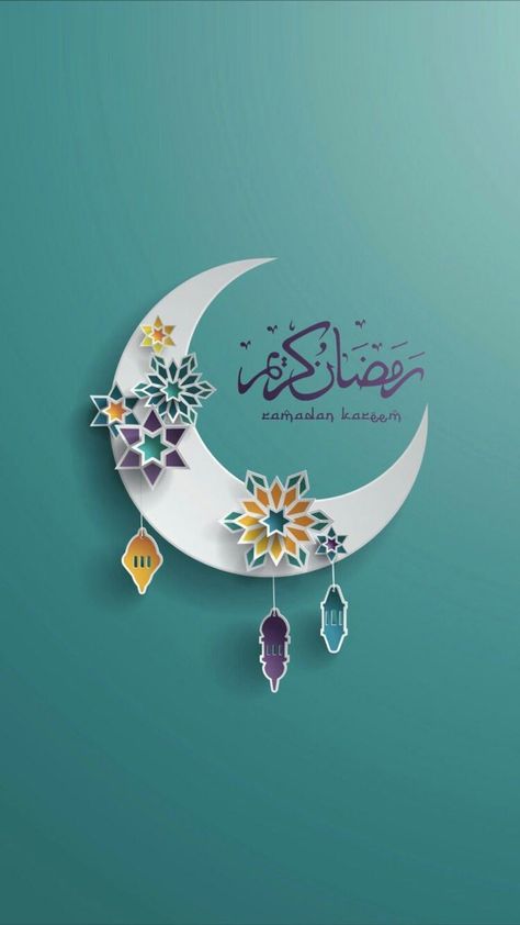 ramadan karim Ramadan Poster, Ramadan, Greeting Card, Moon, Flowers