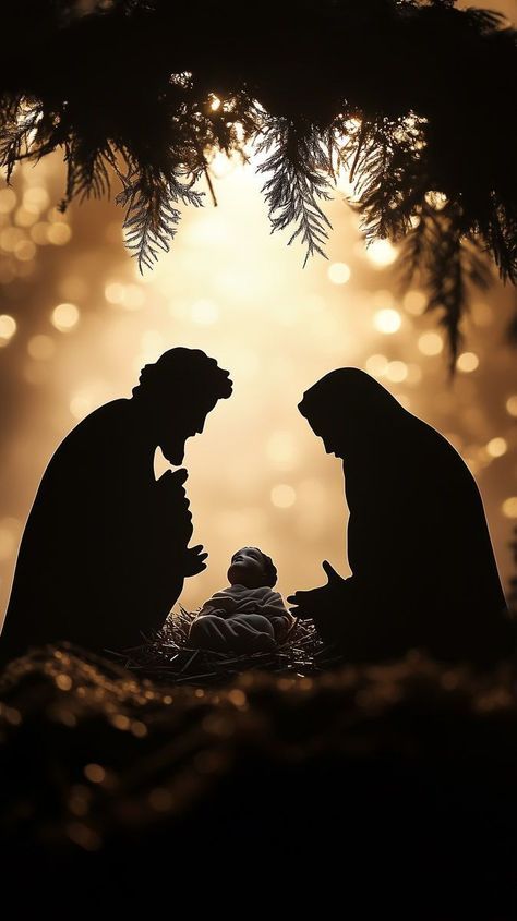 christmas wallpaper Best Jesus Wallpaper, Silent Night Aesthetic, Jesus Christmas Aesthetic, Nativity Scene Wallpaper, Nativity Wallpaper, Christmas Jesus Wallpaper, Jesus Passion, Jesus Love Images, Christmas Wallpaper Aesthetic