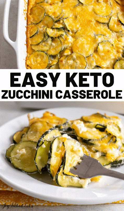 Keto Zucchini Casserole is a low carb recipe that the entire family will love. Even picky eaters can't resist zucchini recipes like this! Keto Zucchini Casserole Recipes, Zucchini Casserole Recipes Healthy, Keto Zucchini Casserole, Squash And Zucchini Recipes, Squash Zucchini Recipes, Pumpkin Recipes Keto, Keto Zucchini Recipes, Zucchini Side Dish Recipes, Low Carb Zucchini Recipes