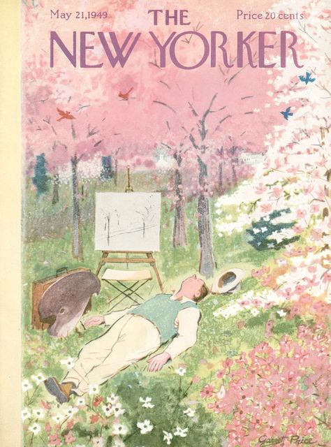 The New Yorker Magazine, New Yorker Magazine, New Yorker Covers, Dorm Posters, Picture Collage Wall, Arte Inspo, Vintage Poster Art, Art Collage Wall, Landscape Artist