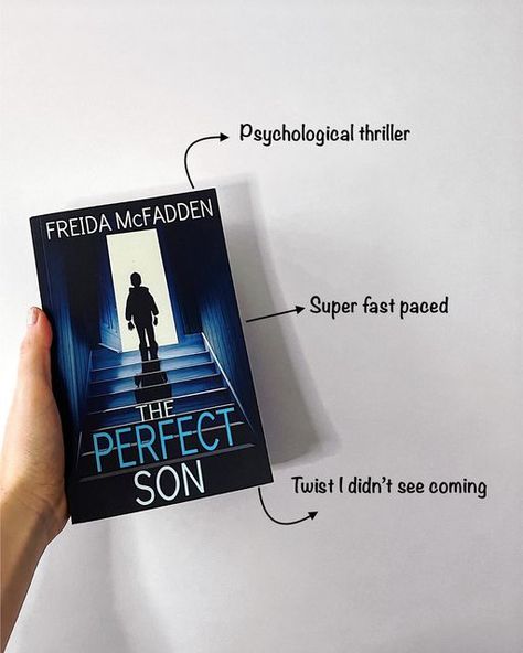 Sara - Mystery Book Club on Instagram: "🌟 Book Review 🌟 The Perfect Son by Freida McFadden Goodreads rating: 4.3 / 5 ⭐ My rating: 4.5 / 5 ⭐ I suggest reading this if you're into psychological thrillers, domestic suspense, crime fiction, “popcorn thrillers”. Quick Thoughts 💨 I read this book in a day - it was really fun and the perfect book to kill your reading slump. About the Book 📚 Erika Cass loves her family. She especially loves her son, Liam, despite her doubts about what he’s capab The Perfect Son Book, The Perfect Son Frieda Mcfadden, How To Kill Your Family Book, Book Rating, The Housemaid, Freida Mcfadden, Reading Slump, Romance Books Worth Reading, Tbr Pile