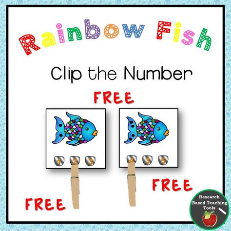 Free, Rainbow Fish, Summer, Task cards, work task, Math, Summer practice, counting, number identification, numbers from 1-10, home school, preschool, kindergarten, special education, fine motor The Pout Pout Fish, Rainbow Fish Activities, Pout Pout Fish, The Rainbow Fish, Friendship Theme, Rainbow Activities, Fish Activities, Number Identification, Math Tasks