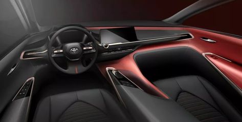 Toyota Crown Sport SUV Launches In Japan With A Ferrari Purosangue Flair For $40k | Carscoops Car Design Interior, Good Sketches, Interior Car Design, Car Interior Sketch, Car Interior Design Sketch, Interior Reference, Interior Design Layout, Interior Sketches, Sport Suv