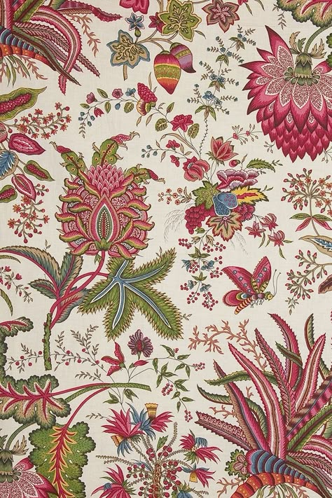 Royal Prints Pattern, Indian Chintz Prints, Indian Fabric Prints, Fabric Patterns Prints Textile Design, Indian Floral Pattern, Indian Wallpaper, Indian Chintz, Paper Screen, French Country Home Decor