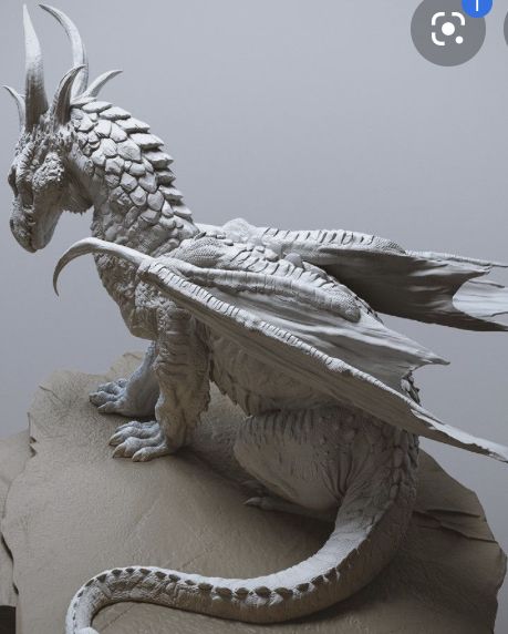 Maria Panfilova, Fantastic Beast, Fantasy Creature, Clay Dragon, Dragon Sculpture, Dragon Decor, Gra O Tron, Arte Robot, Tanah Liat