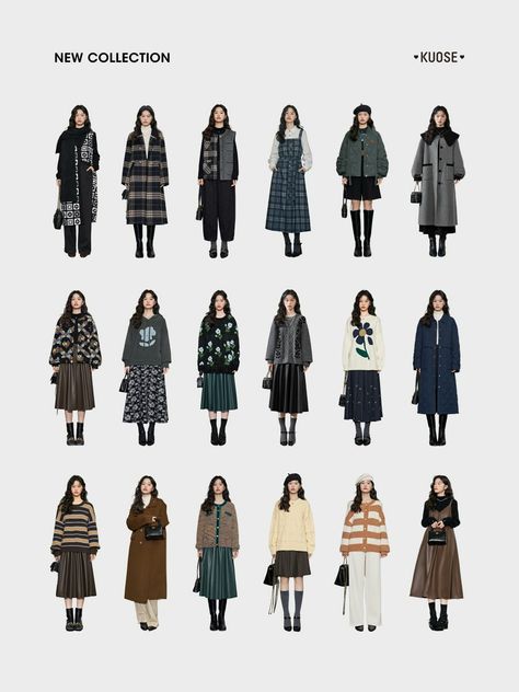 Netflix Characters Outfits, Winter Girly Outfits, Colour Coordinated Outfits, Winter Trench Coat Outfit, Winter Outfits Inspiration, Outfits For Japan, Japan Winter Fashion, Japan Outfits, Simple Style Outfits