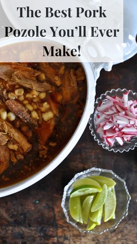 Making Pozole Rojo doesn’t have to be complicated. Discover how to prepare this iconic Mexican stew from scratch using basic ingredients and a few simple techniques. Easy Pozole Recipe Pork, Mexican Pozole Recipe Pork, New Mexican Posole Recipe, Authentic Posole Recipe Pork, Posole Recipe Pork, Red Pozole Recipe, Pork Pozole Recipe, Authentic Posole Recipe, Potluck Recipes Easy