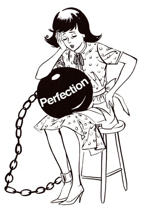 How to take back your life from the grips of perfectionism Ms Awareness, Ball And Chain, Enneagram Types, Mommy Blogger, Carl Jung, Perfectionism, Body Image, Psychologist, Infj