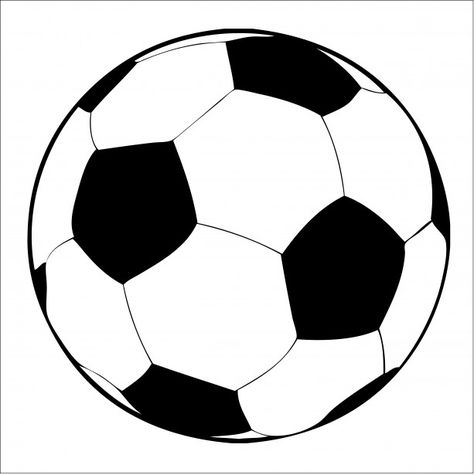 free soccer clipart - Google Search Soccer Ball Printable Free, Soccer Ball Outline, Soccer Ball Cartoon, Soccer Ball Clipart, Soccer Clipart, Ball Clipart, Soccer Banquet, Benfica Wallpaper, Football Clipart