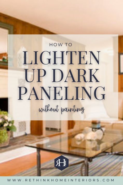 Repainting Wood Paneling, Living Room With Wood Paneling Walls, Wood Paneling Makeover Before And After, Painting Over Wood Paneling Living Room, Designing Around Wood Paneling, Knotty Pine Accent Wall Living Room, Renovate Wood Panel Walls, Painting Pine Paneling Wood Walls, Brown Wood Panel Walls