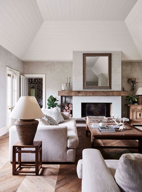 Country Style Living Room, Farmhouse Interior, Design Living Room, Living Room Inspo, A Living Room, Farmhouse Living, Design Living, Design Case, Home Fashion