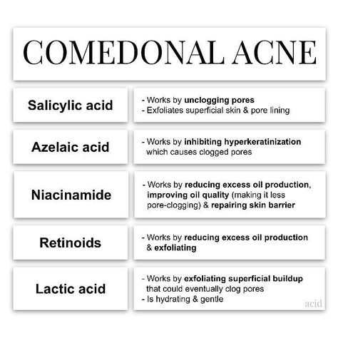 HelloAva on Instagram: “Comedonal acne — consists of blackheads and whiteheads. Try these tips from @acidskincare to treat these clogged pores!” Comedonal Acne, Younique Skin Care, Forehead Acne, Haut Routine, Skin Facts, Skin Care Business, Skin Science, Dark Circle, Skin Care Routine Steps