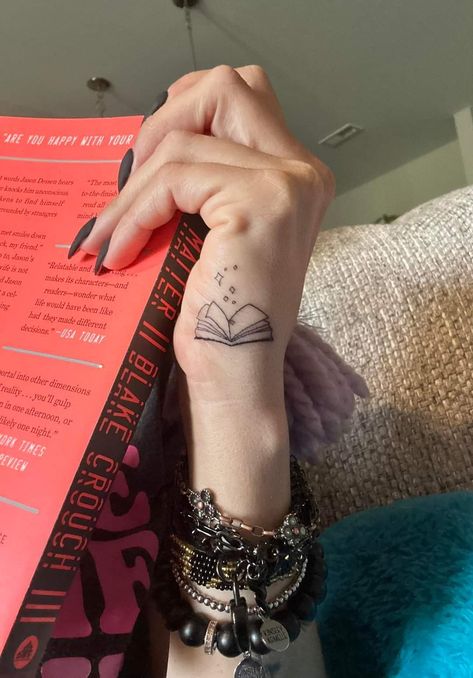 Through Love All Is Possible Tattoo, Reader Tattoo, Tattoo Making, Book Lover Tattoo, Psychological Thriller, New Tattoo, Psychological Thrillers, New Tattoos, Body Art Tattoos