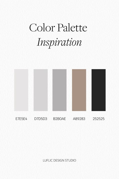 Beige Color Palette, Black Color Palette, Color Tips, Grey Palette, Color Design Inspiration, Of Logo Design, House Color Palettes, Brown Color Palette, Color Palette Inspiration