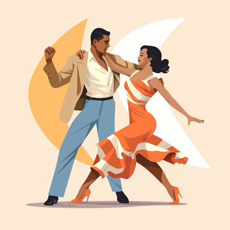 Bachata Dancing Couple Together Bachata Aesthetic Playlist Cover, Aventura Bachata Aesthetic, Salsa Dancing Aesthetic, Salsa Illustration, Cuban Salsa Dancing, Bachata Aesthetic, Bachata Dance Couple, Dancing Couple Drawing, Couple Dancing Drawing