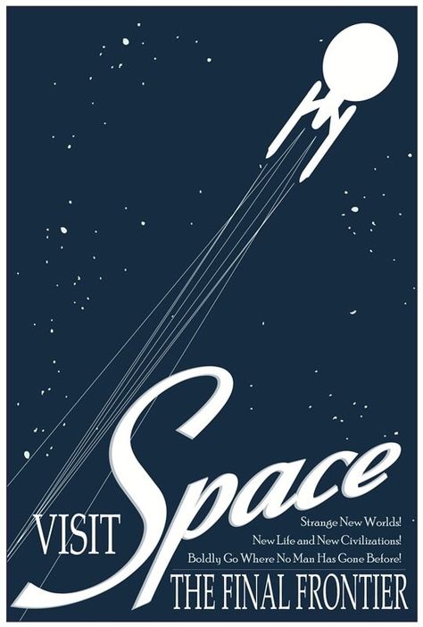 Star Trek Nursery, Star Trek Printables, Star Wars Travel Posters, Star Trek Timelines, Book Rebinding, Star Trek Pin, Star Trek Posters, Space Travel Posters, Space Posters