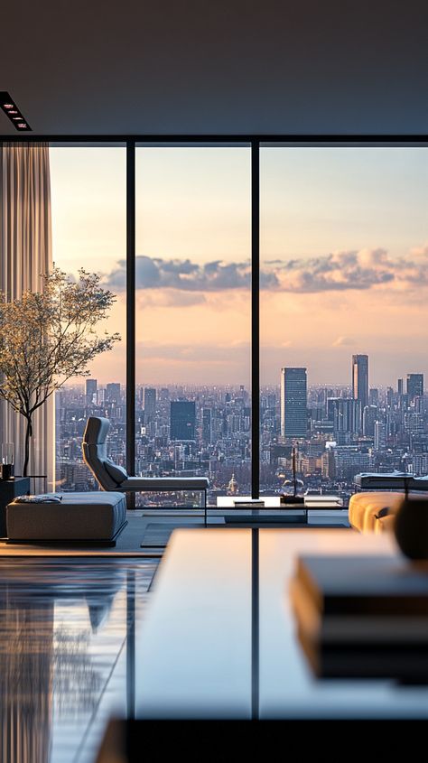 City View Office, Apartment Skyline, Condo With City View, Skyline Apartment, Condo City View Night, Apartment With City View Night, Skyline View Apartments Night, New York Apartment View Night Rain, City Life Aesthetic