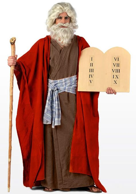 Moses costume Bible Character Costumes, Bible Clothing, Bible Costumes, Biblical Clothing, Biblical Costumes, Nativity Costumes, Character Dress Up, Tunic Outfit, Book Character Costumes