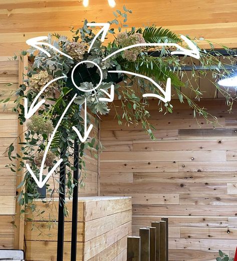 Aisle End Flowers, How To Do A Flower Arrangement, Bridal Arch Flowers, Wedding Arch Flower Arrangements, Arch Floral Arrangements Diy, Diy Faux Flower Arch, How To Make Wedding Arch Flowers Diy, Diy Boho Wedding Arch Flowers, How To Make Flower Arrangements For Arch