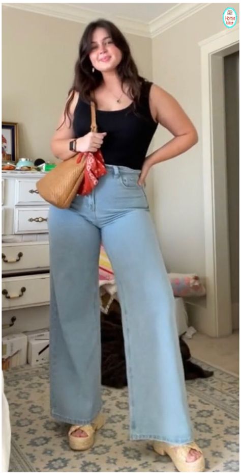 Normcore Mid Size, Round Women Outfits, Hot Mid Size Outfits, Mid Size Beauty, Plus Size Italy Outfits Summer, Short Mid Size Girl Outfits, Clean Aesthetic Outfit Plus Size, Midsize Clean Girl Outfits, Midsize Gen Z Fashion