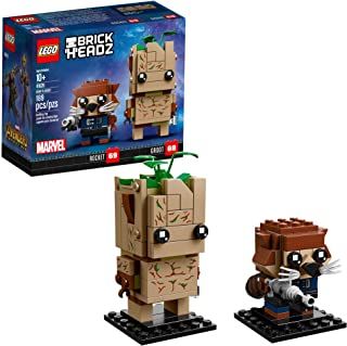 Lego Brick Headz, Legos Sets, Groot Rocket, Lego Brickheadz, Construction Lego, Avengers Film, Homeschool Crafts, Lego Construction, Cool Lego Creations