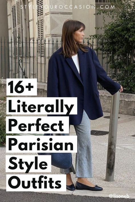 French Style Parisian Chic, Style Parisian Chic, Parisian Style Outfit, French Outfits, French Style Clothing, Paris Outfit Ideas, Parisian Outfit, Parisian Outfits, Parisienne Style