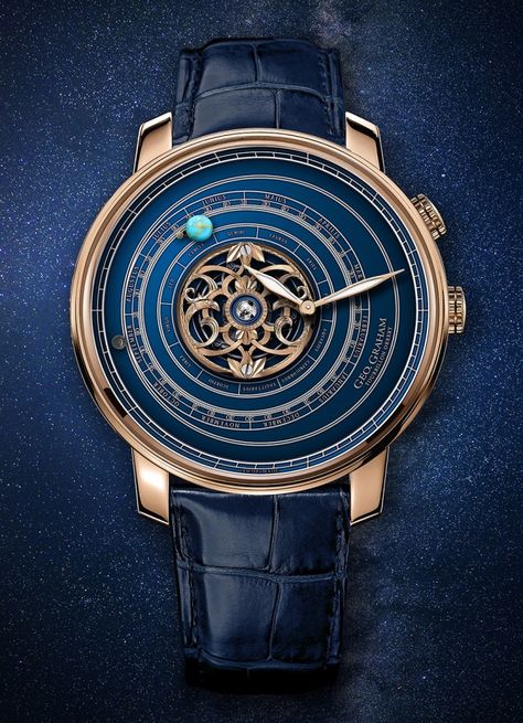 The Geo.Graham Tourbillon Orrery Astronomical Watch Is an Interplanetary Masterpiece Graham Watch, Astronomical Watch, Tourbillon Watch, Watches Rolex, Skeleton Watches, Invicta Watches, Brighton Jewelry, Watches Unique, Stylish Watches