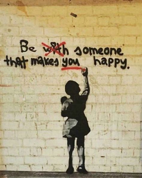 #quotted_city #start #selflove #loveyourself #leadership #positive #quotes #love #friends #tweegram #quoteoftheday #motivation #quote #think  #instadaily #word #true #tumblr #twitter #quoteoftheday #life #reality #photooftheday  #deep  #success  #instagood #beautiful #happy Banksy Artwork, Street Art Banksy, Banksy Graffiti, Banksy Art, Gary Vaynerchuk, Street Art Graffiti, Street Artists, Banksy, Wall Art Canvas Prints