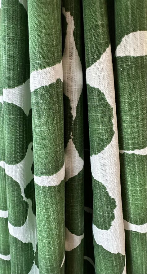 Geometric Curtains, Dining Room Curtains, Green Curtains, Cotton Curtains, Lined Curtains, Cafe Curtains, Drapery Panels, Curtains Window Treatments, Drapery Fabric